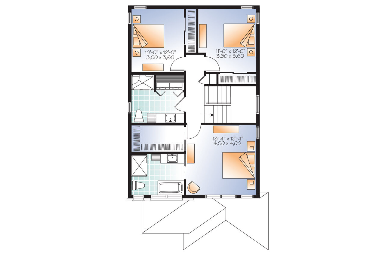 Contemporary House Plan - Stanton 2 79979 - 2nd Floor Plan