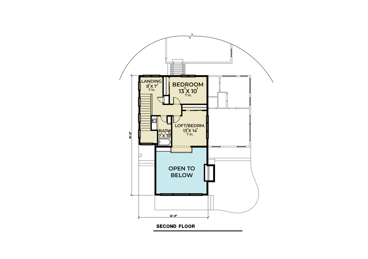 Contemporary House Plan - 81285 - 2nd Floor Plan