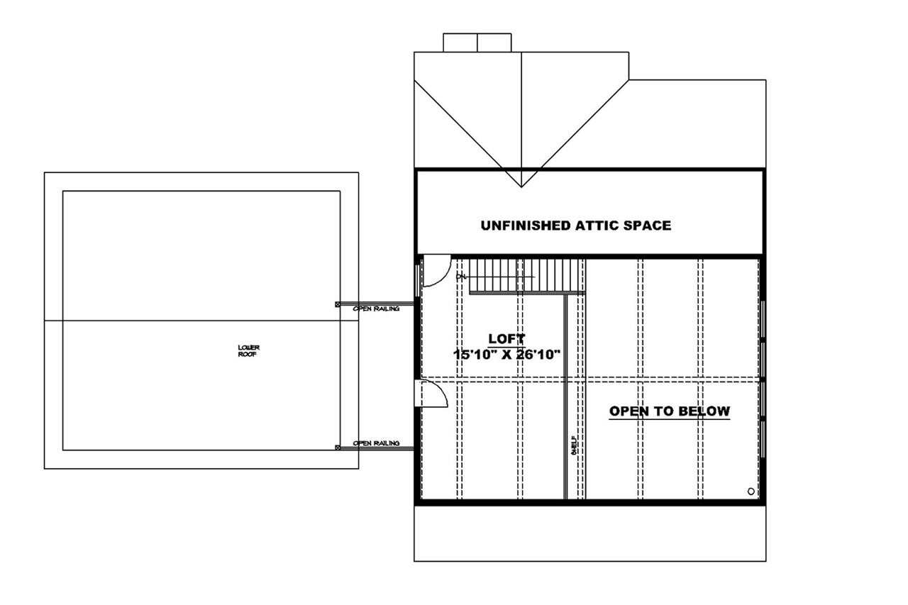 Secondary Image - Country House Plan - 81521 - 2nd Floor Plan