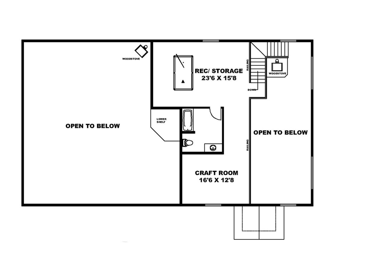 Secondary Image - Traditional House Plan - 81702 - 2nd Floor Plan