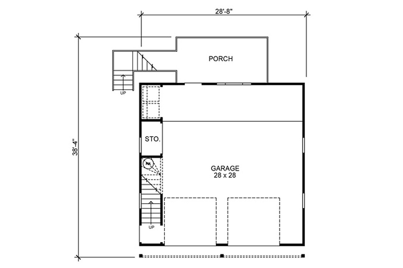 Country House Plan - Wimberley 82927 - 1st Floor Plan