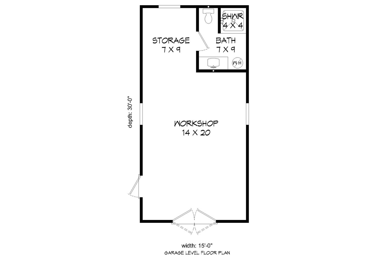 Prairie House Plan - 83232 - 1st Floor Plan