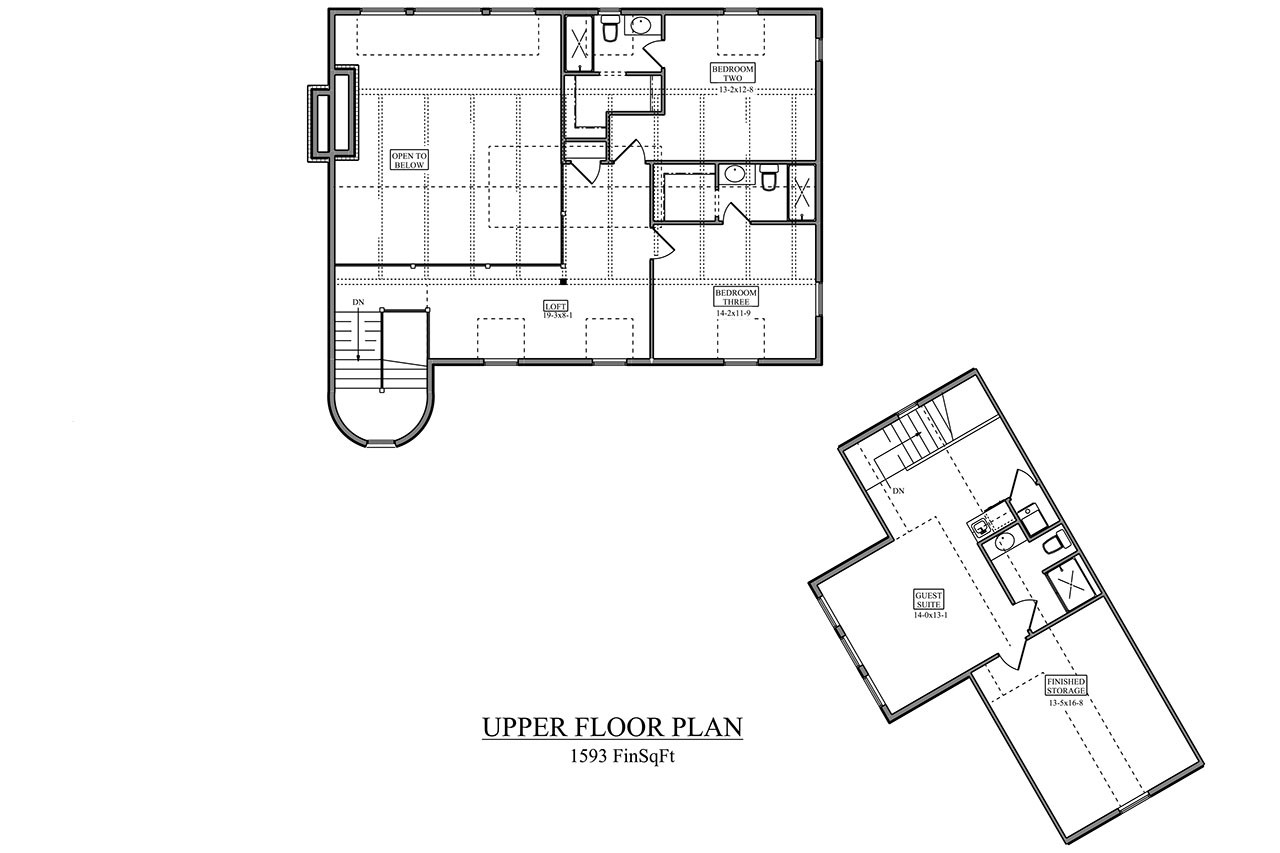 Farmhouse House Plan - Sylvan Lake 83262 - 2nd Floor Plan