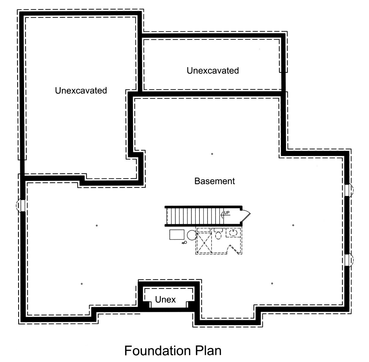 Craftsman House Plan - Marquis 83388 - Basement Floor Plan