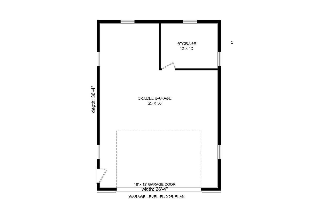 Traditional House Plan - 83839 - 1st Floor Plan