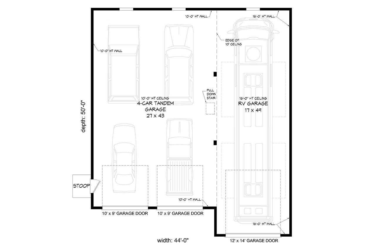 Traditional House Plan - 83859 - 1st Floor Plan