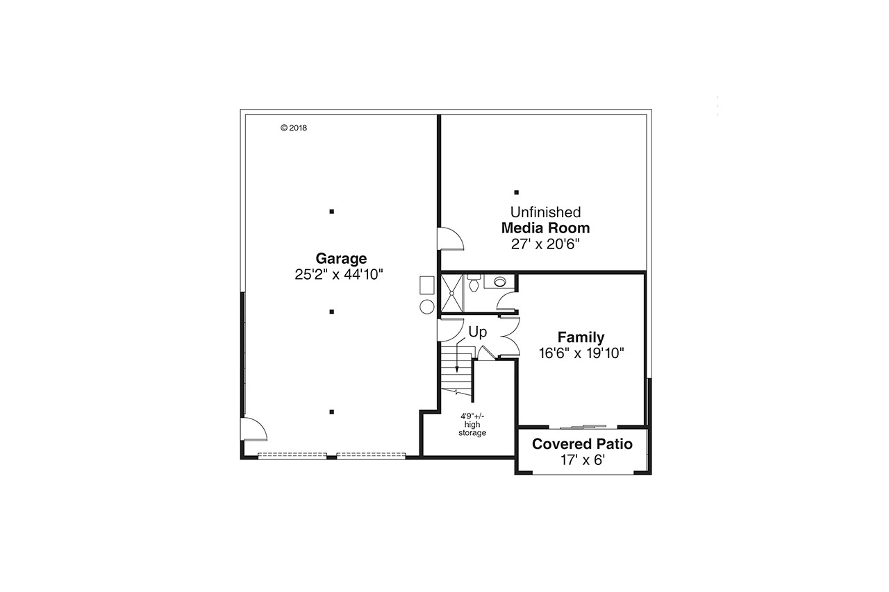 Prairie House Plan - Alpenglow 85756 - 2nd Floor Plan