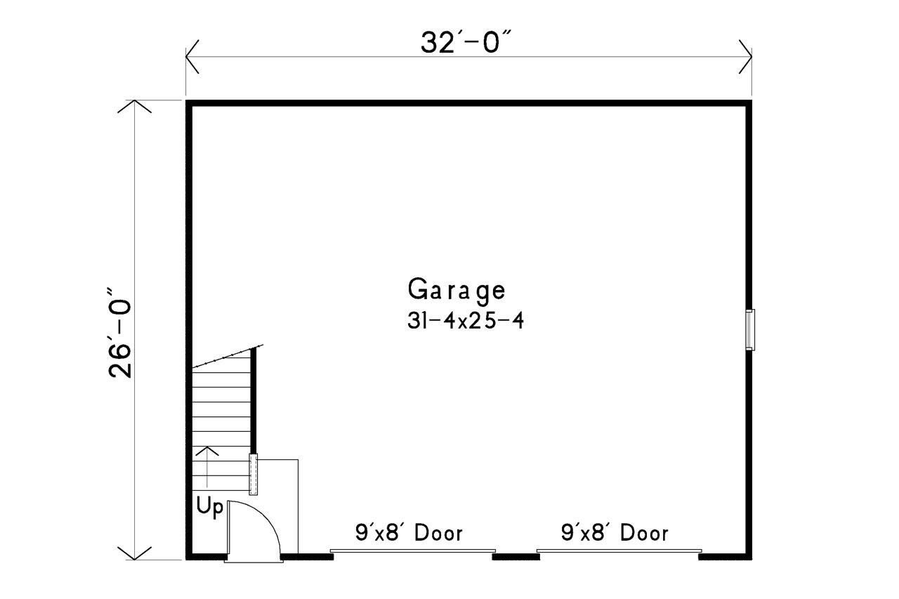 Craftsman House Plan - 87715 - 1st Floor Plan