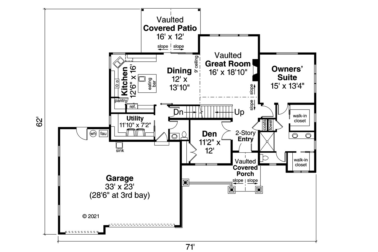Craftsman House Plan - Kinsale 87861 - Other Floor Plan