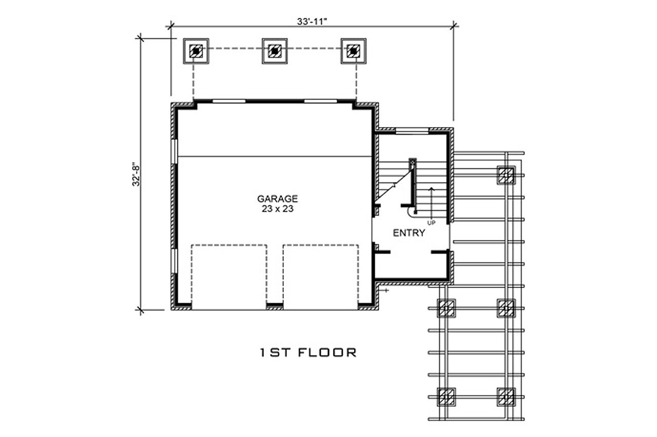 Country House Plan - Kyle 89169 - 1st Floor Plan