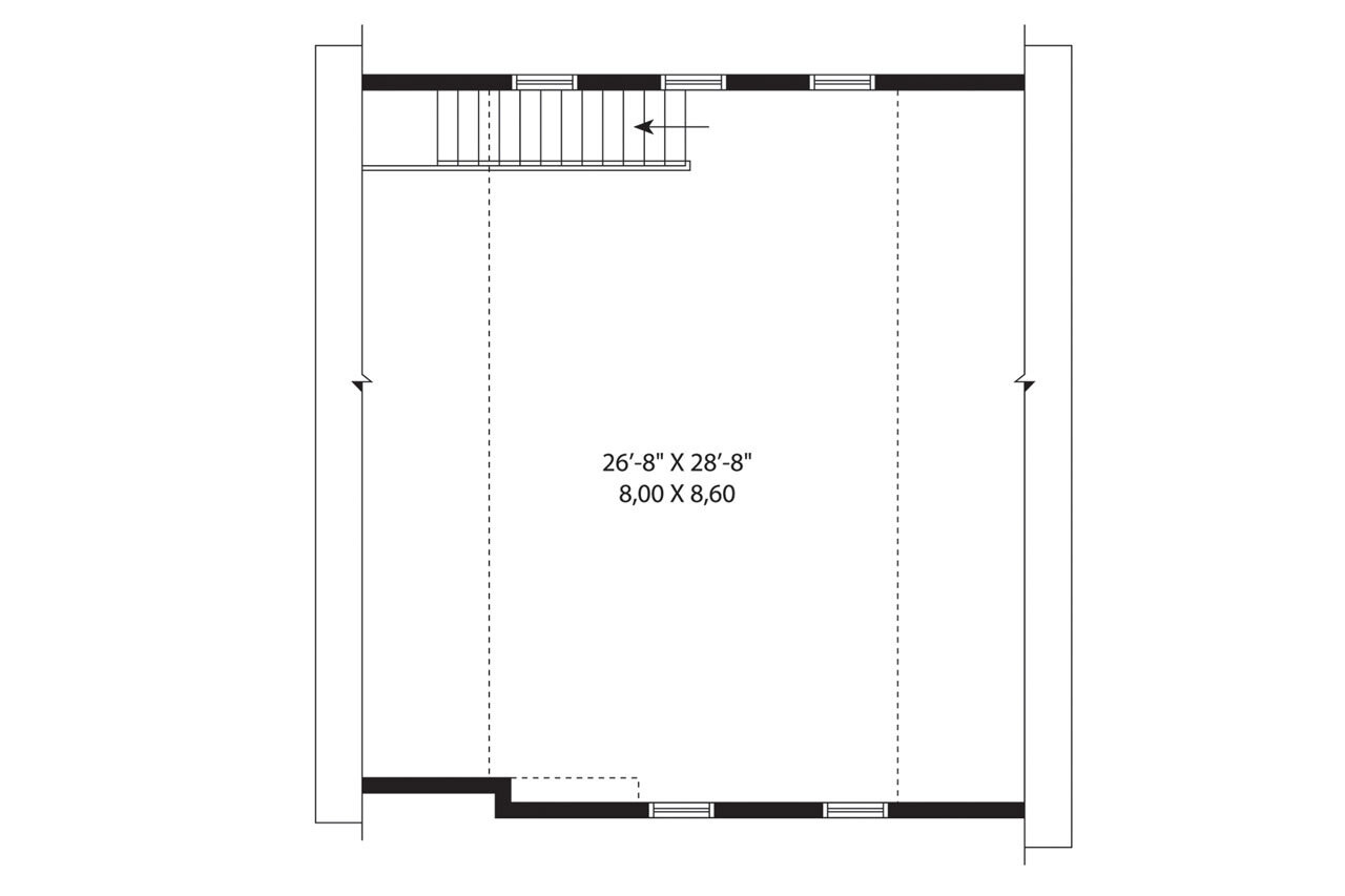 Secondary Image - Traditional House Plan - Townside 3 91646 - 2nd Floor Plan