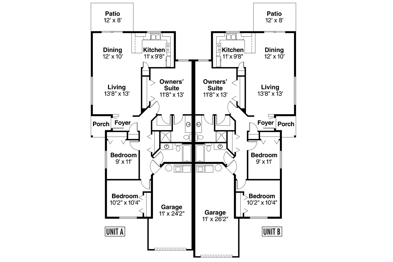 Cottage House Plan - Wynant 93229 - 1st Floor Plan