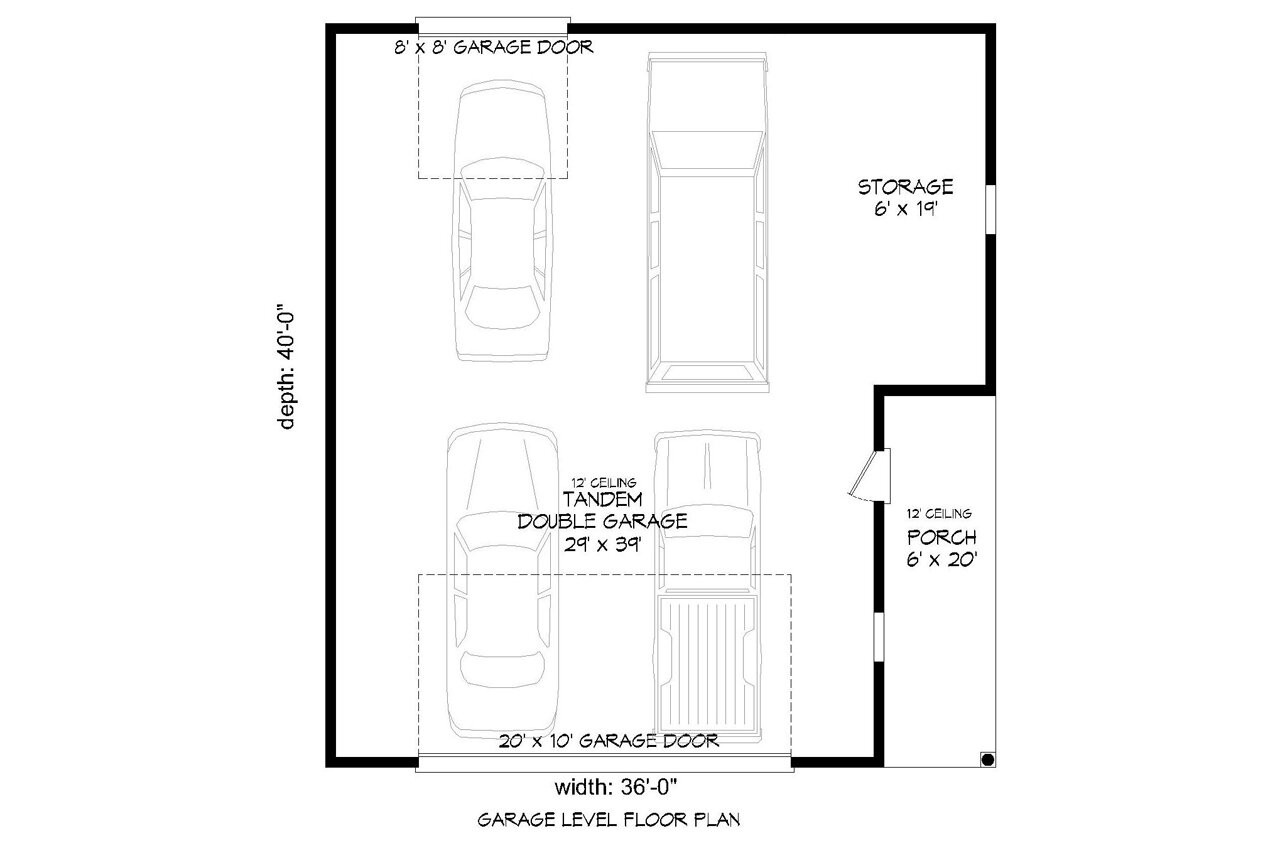 Traditional House Plan - 93545 - 1st Floor Plan