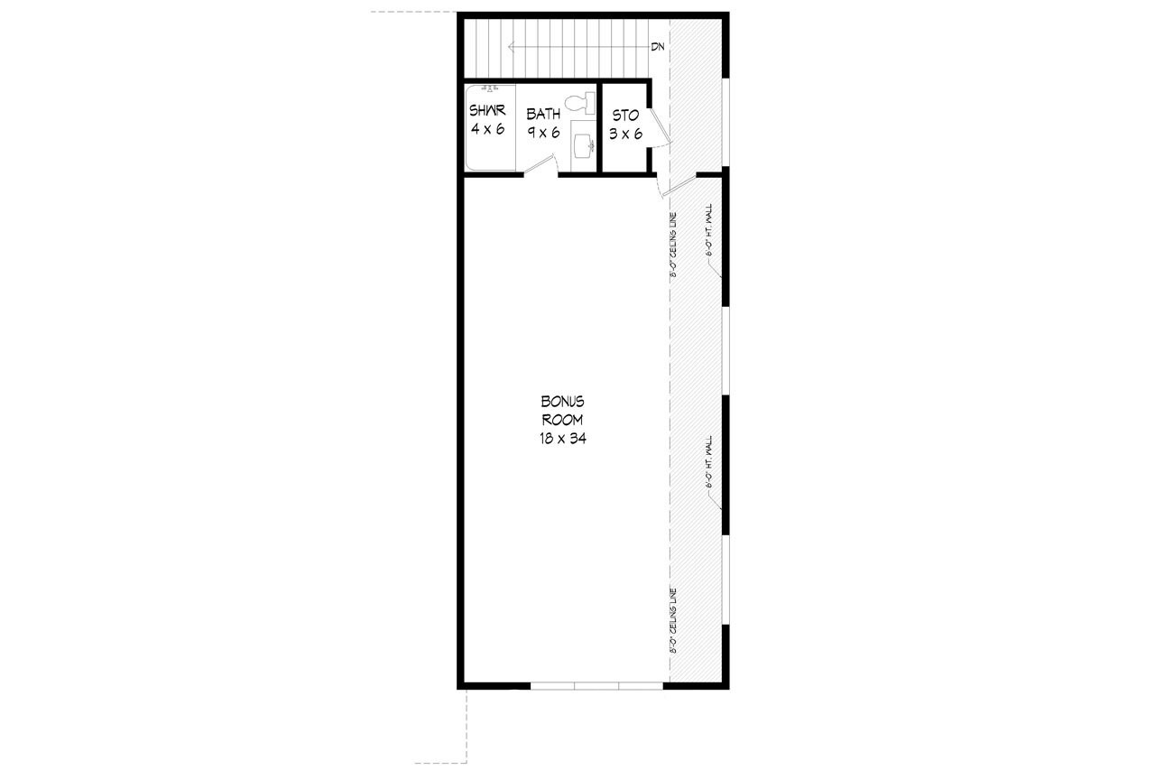 Secondary Image - Traditional House Plan - Cloverdale View 94649 - 2nd Floor Plan