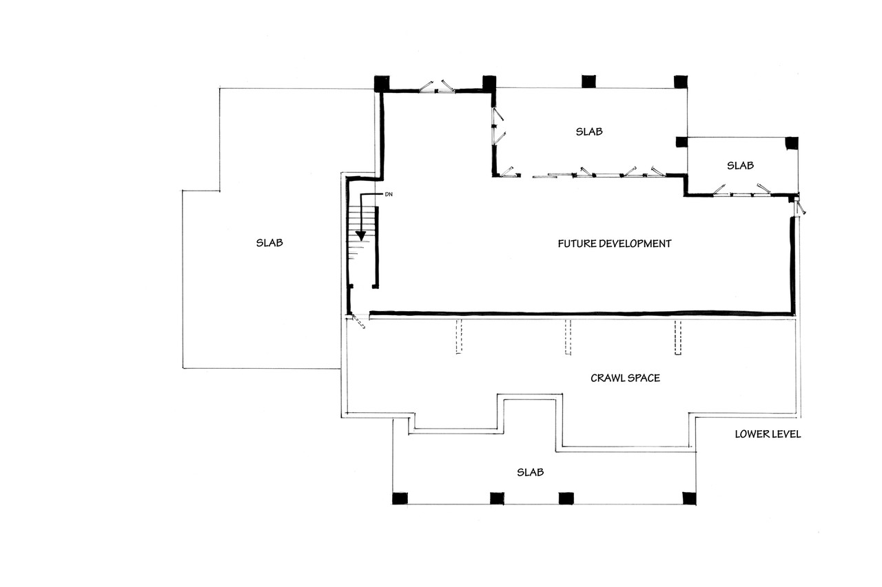 Farmhouse House Plan - Meadowlark 97179 - Basement Floor Plan