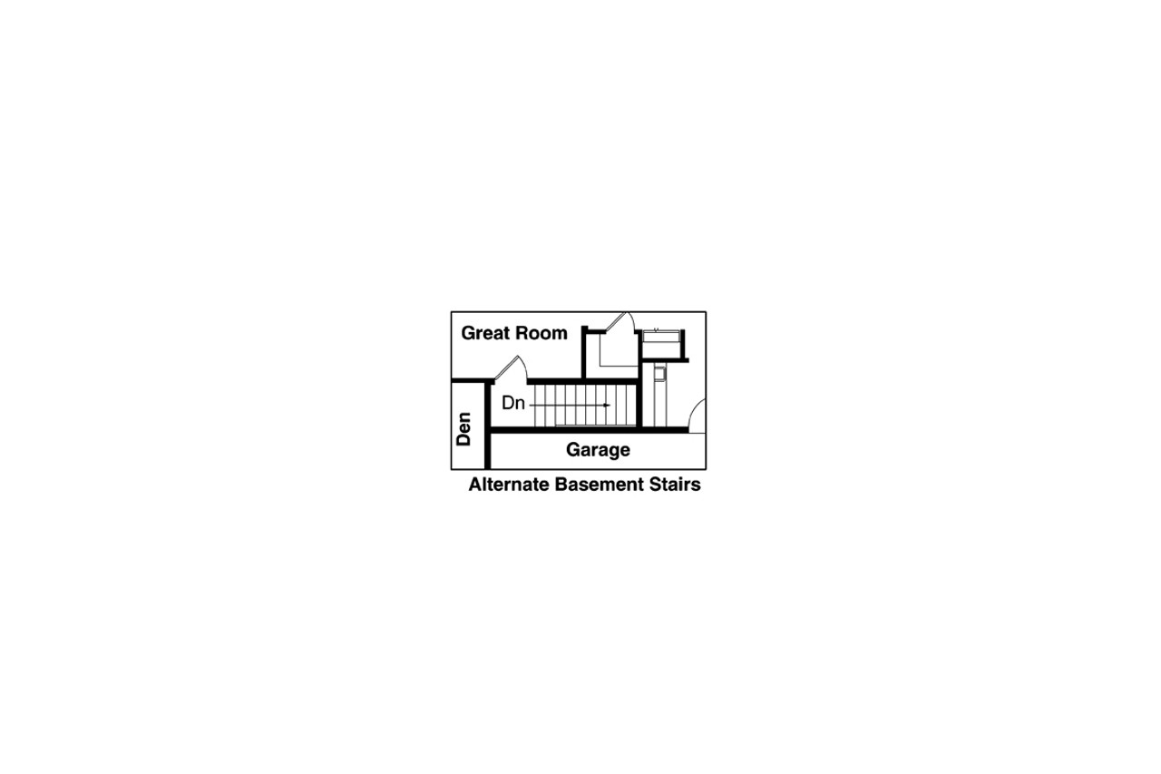 Secondary Image - Craftsman House Plan - Ridgefield 97930 - Optional Floor Plan