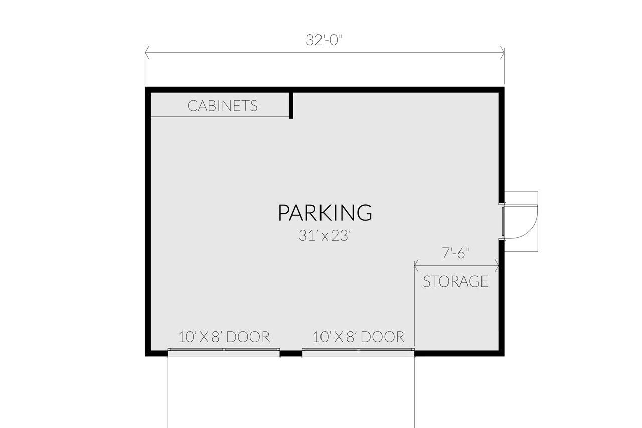 Modern House Plan - 98367 - 1st Floor Plan