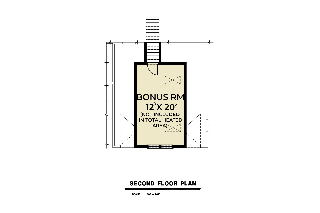 Farmhouse House Plan - 99853 - 2nd Floor Plan