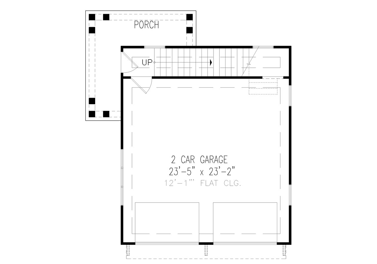 European House Plan - Cagle 77982 - 1st Floor Plan
