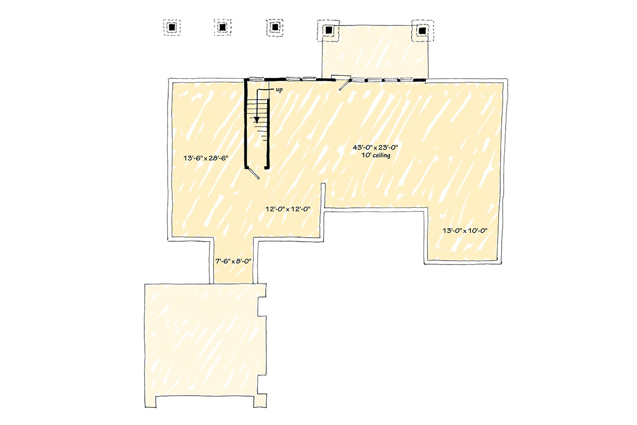 Craftsman House Plan - Cool Springs II 29371 - Basement Floor Plan