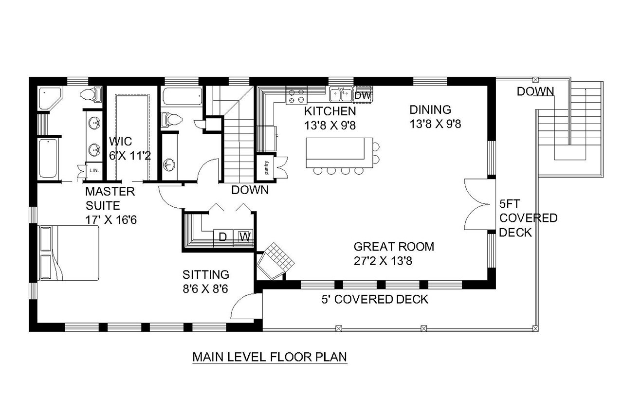 Craftsman House Plan - 33734 - 2nd Floor Plan