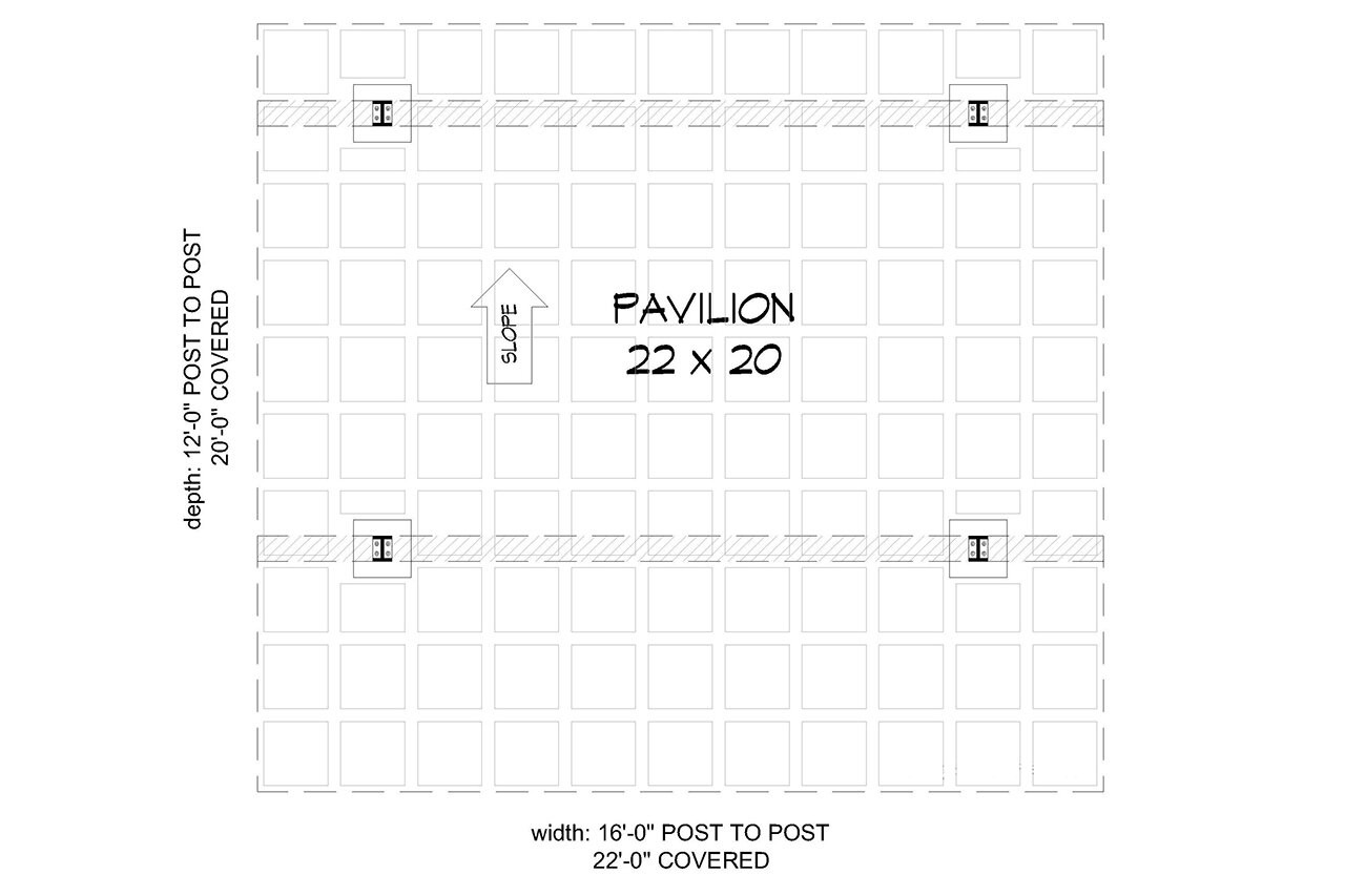 Traditional House Plan - Clean Edge Pavilion 43971 - 1st Floor Plan