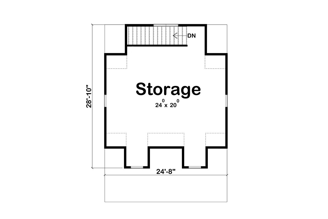 Secondary Image - Traditional House Plan - Thayer 35864 - 2nd Floor Plan