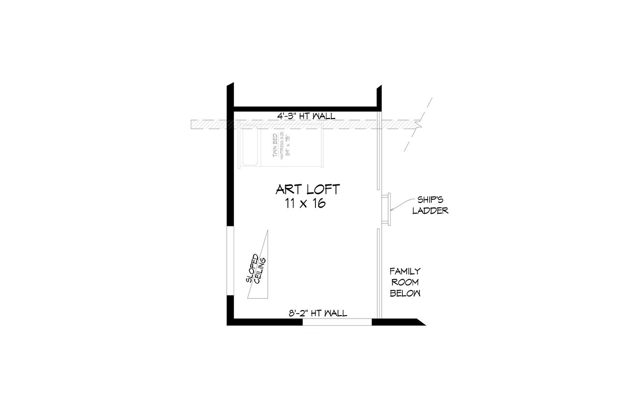 Modern House Plan - 97859 - Other Floor Plan