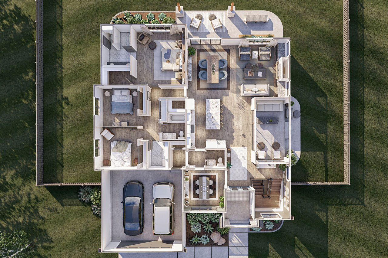 Aerial View 1st Floor - Other Floor Plan
