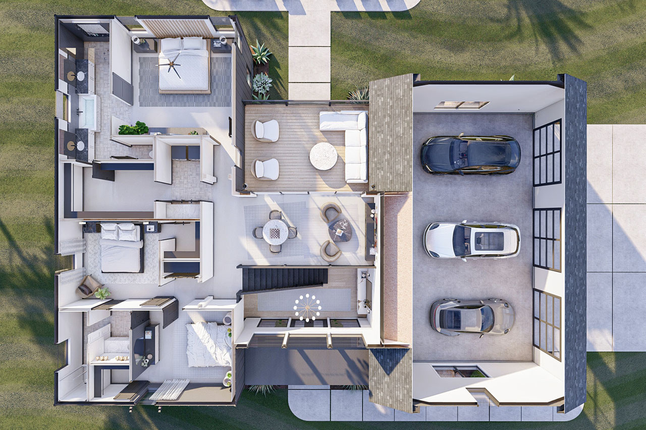 Aerial 2nd Floor Plan - Other Floor Plan