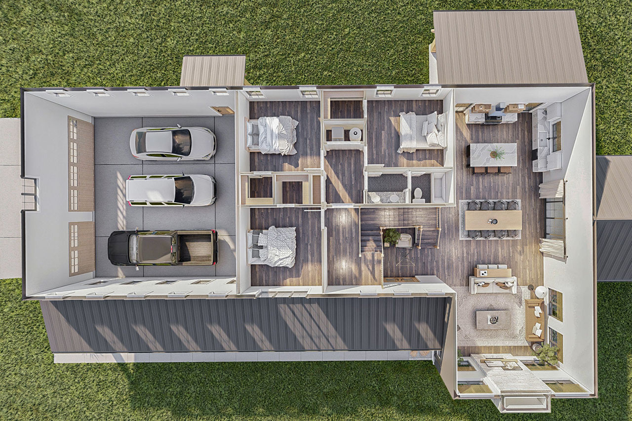 Aerial 2nd Floor Plan - Other Floor Plan