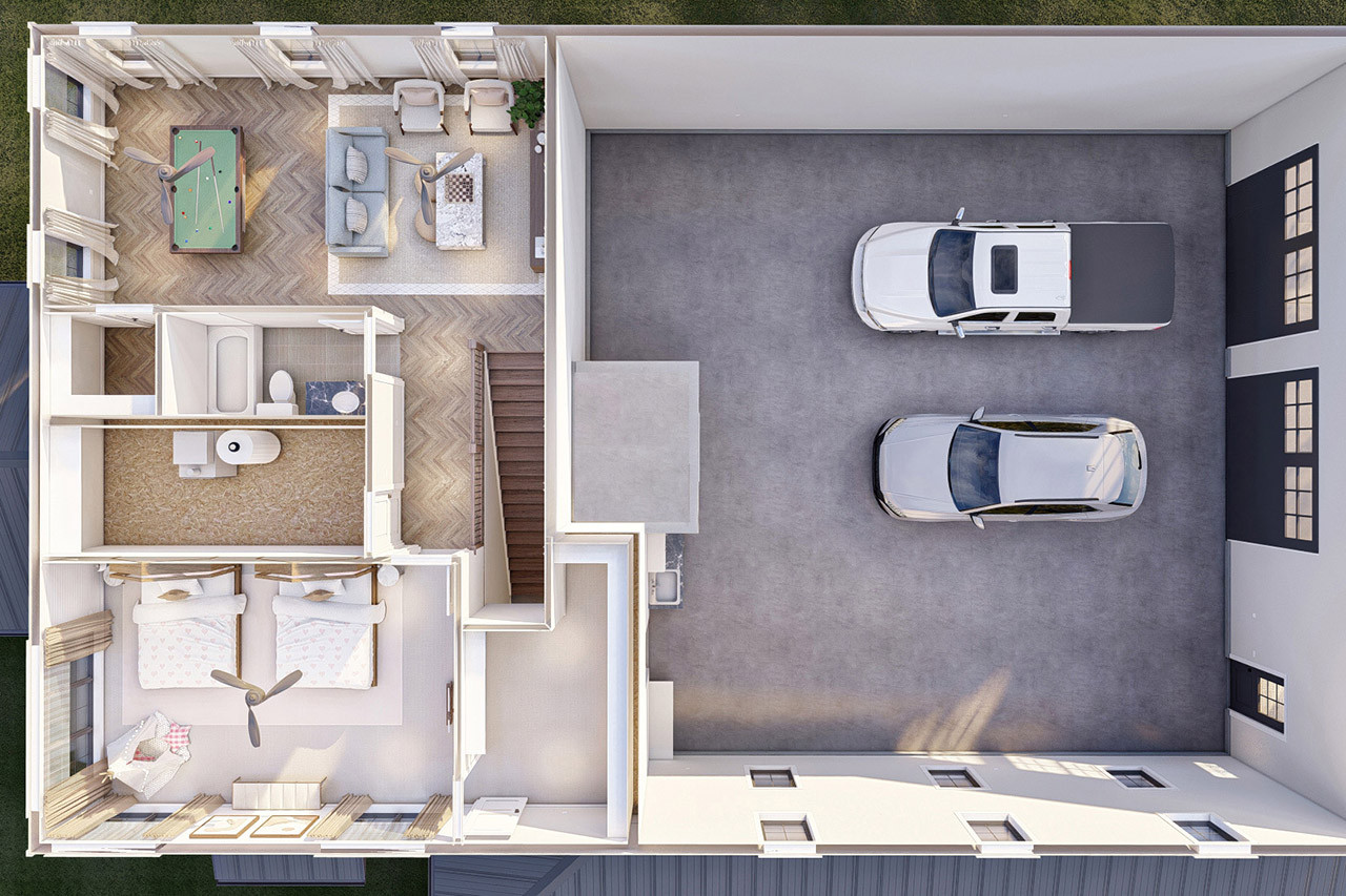 Aerial 2nd Floor Plan - Other Floor Plan