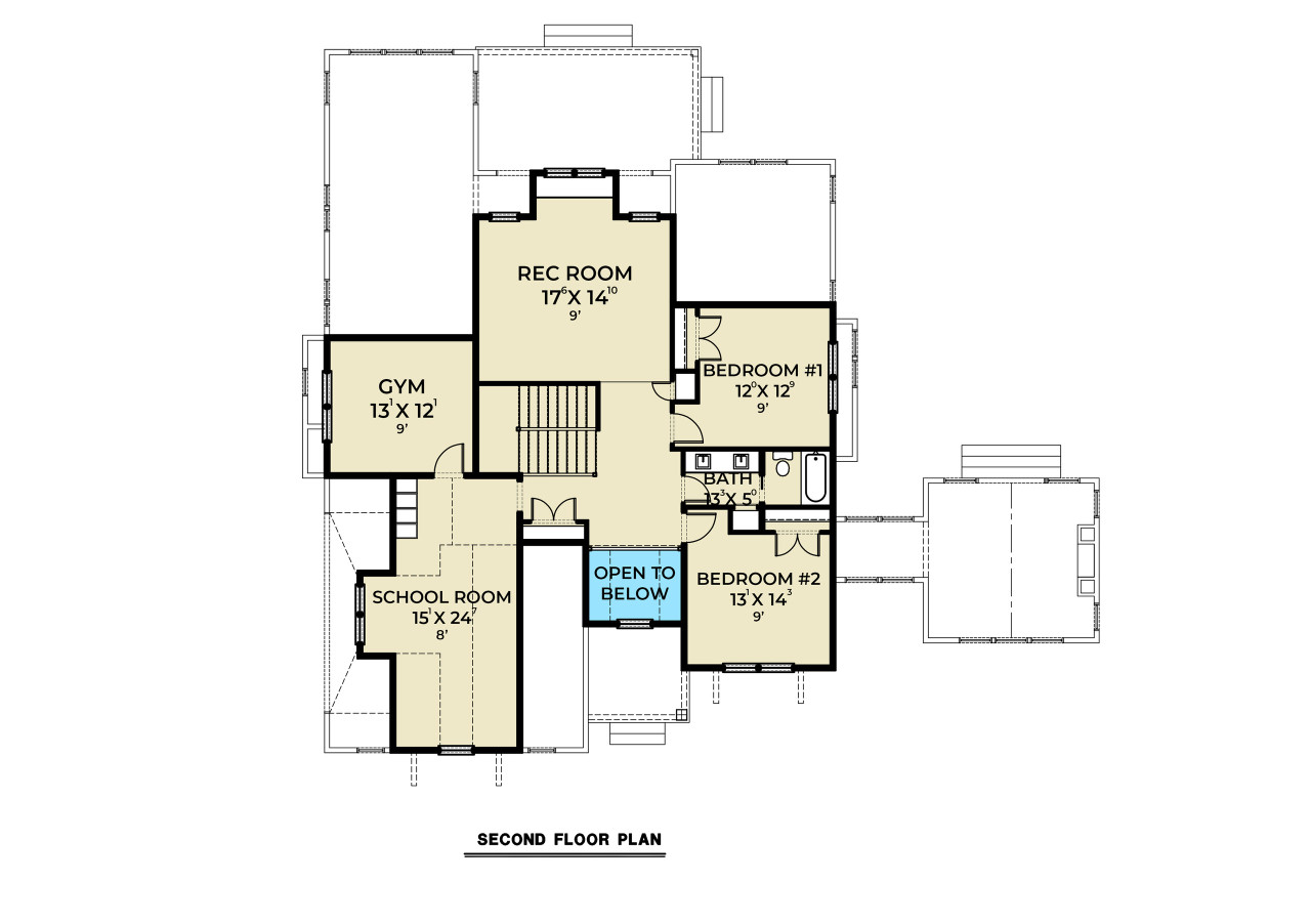 Farmhouse House Plan - 32486 - 2nd Floor Plan
