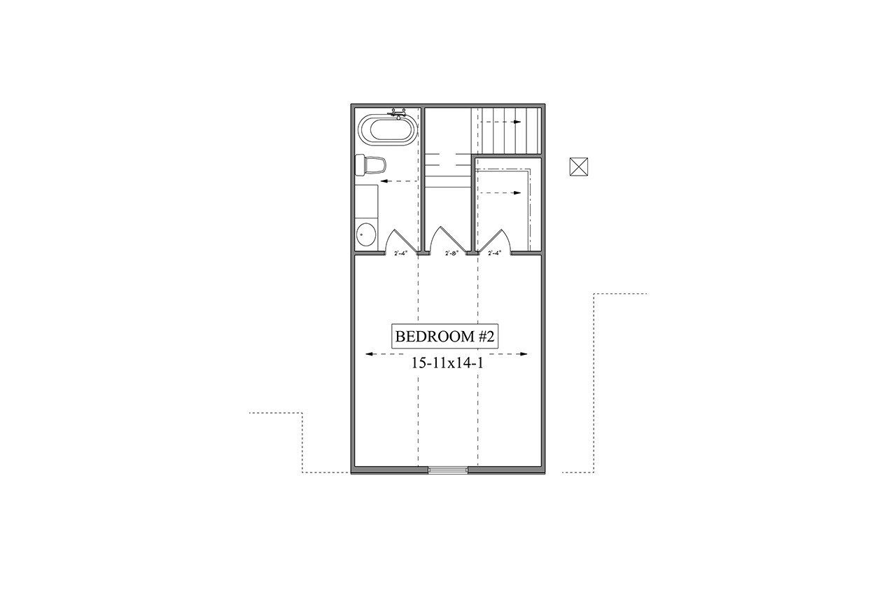 Craftsman House Plan - Skimmerhorn II 36830 - 2nd Floor Plan
