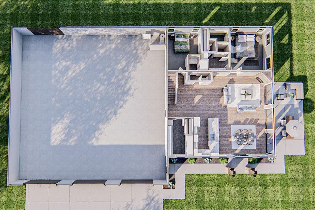 Aerial First Floor Plan - Other Floor Plan