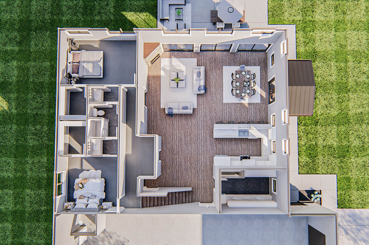 Aerial Second Floor Plan - Other Floor Plan
