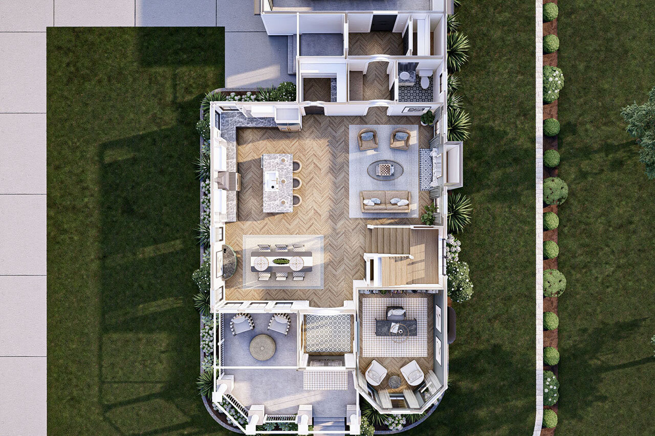 Aerial View 1st Floor - Other Floor Plan