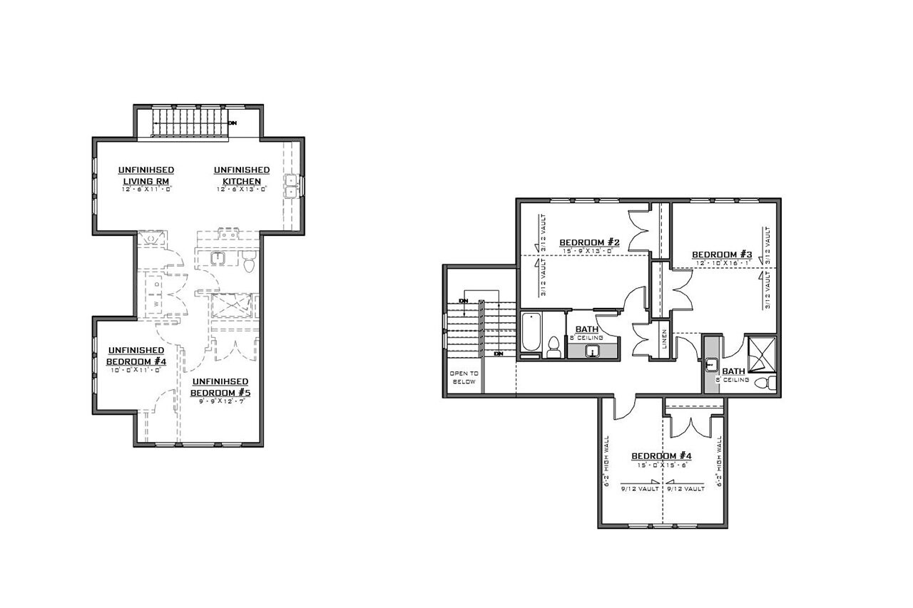 Country House Plan - 43163 - 2nd Floor Plan