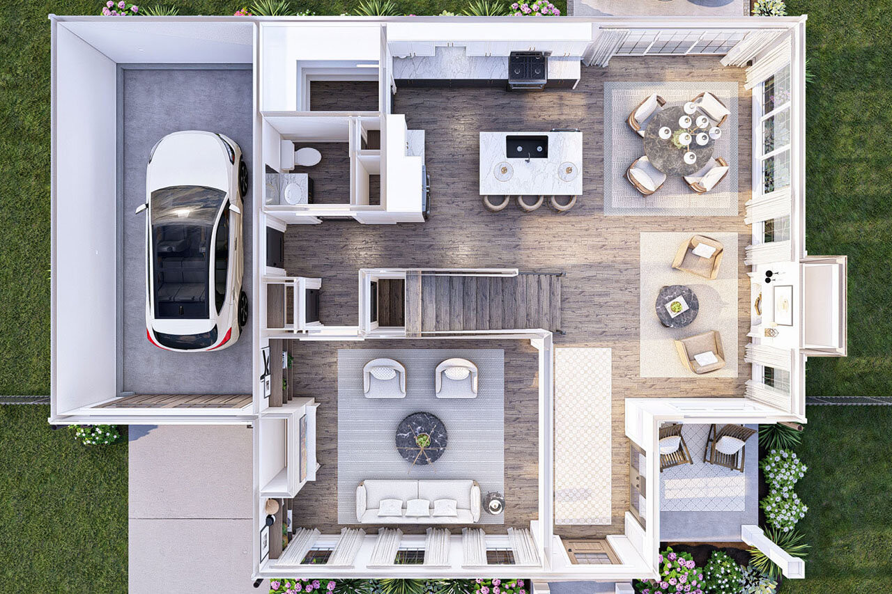 Aerial View 1 - Other Floor Plan