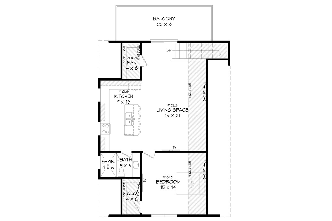 Secondary Image - Country House Plan - Sterling Valley 12917 - 2nd Floor Plan