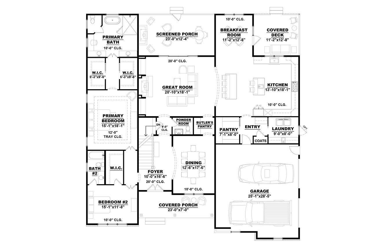 Country House Plan - Raines 2 36747 - Optional Floor Plan