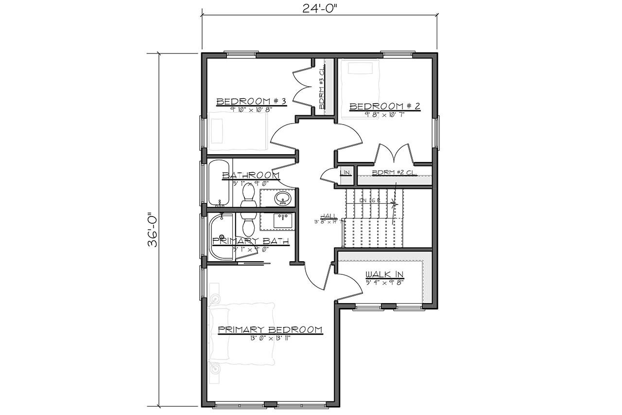 Cottage House Plan - Silver Maple 96142 - 2nd Floor Plan