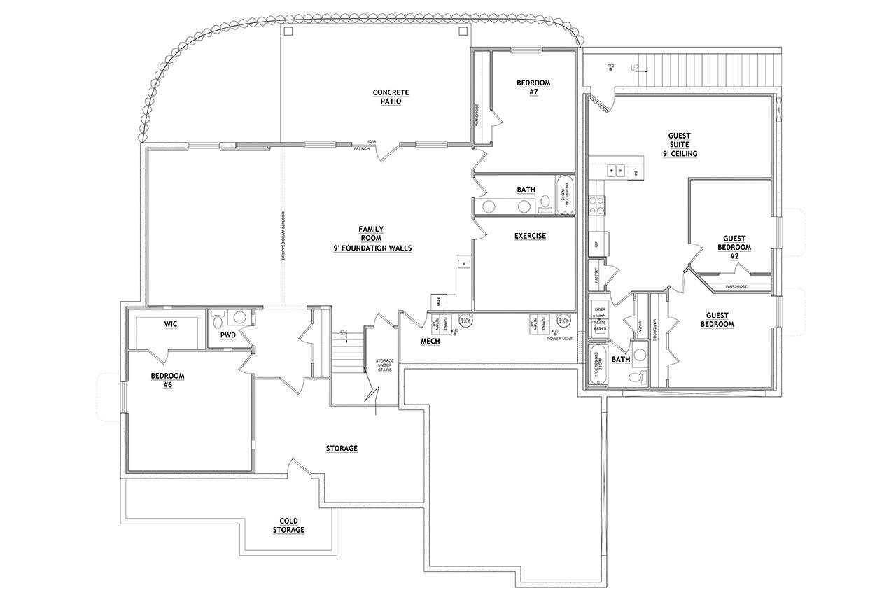 Farmhouse House Plan - Hatch 59670 - Optional Floor Plan