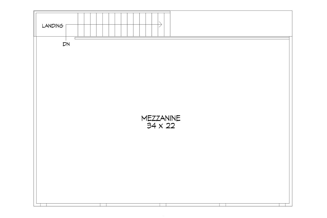 Traditional House Plan - Texarkana 82406 - 2nd Floor Plan