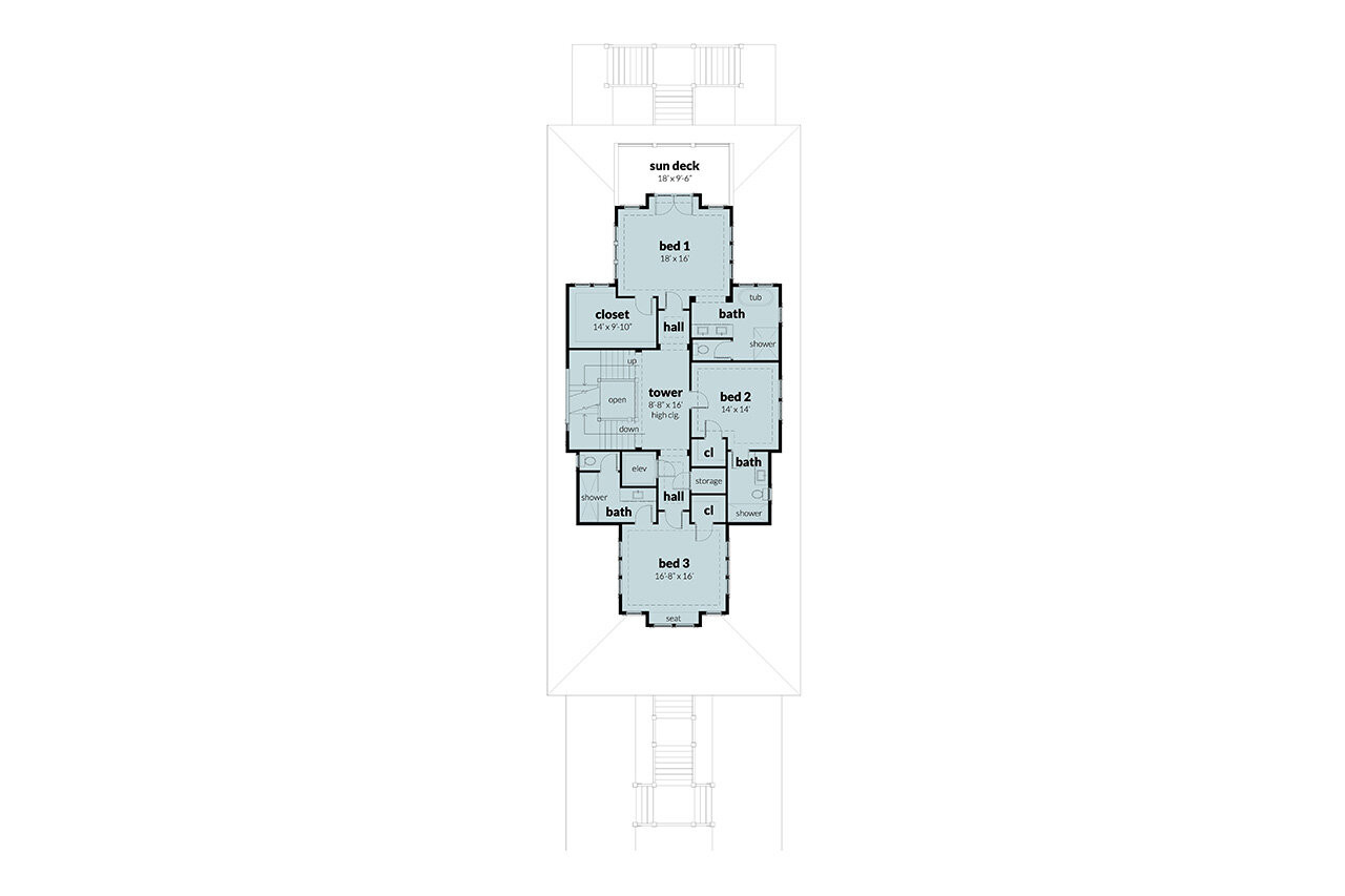 Bungalow House Plan - Fernandina 69452 - Other Floor Plan