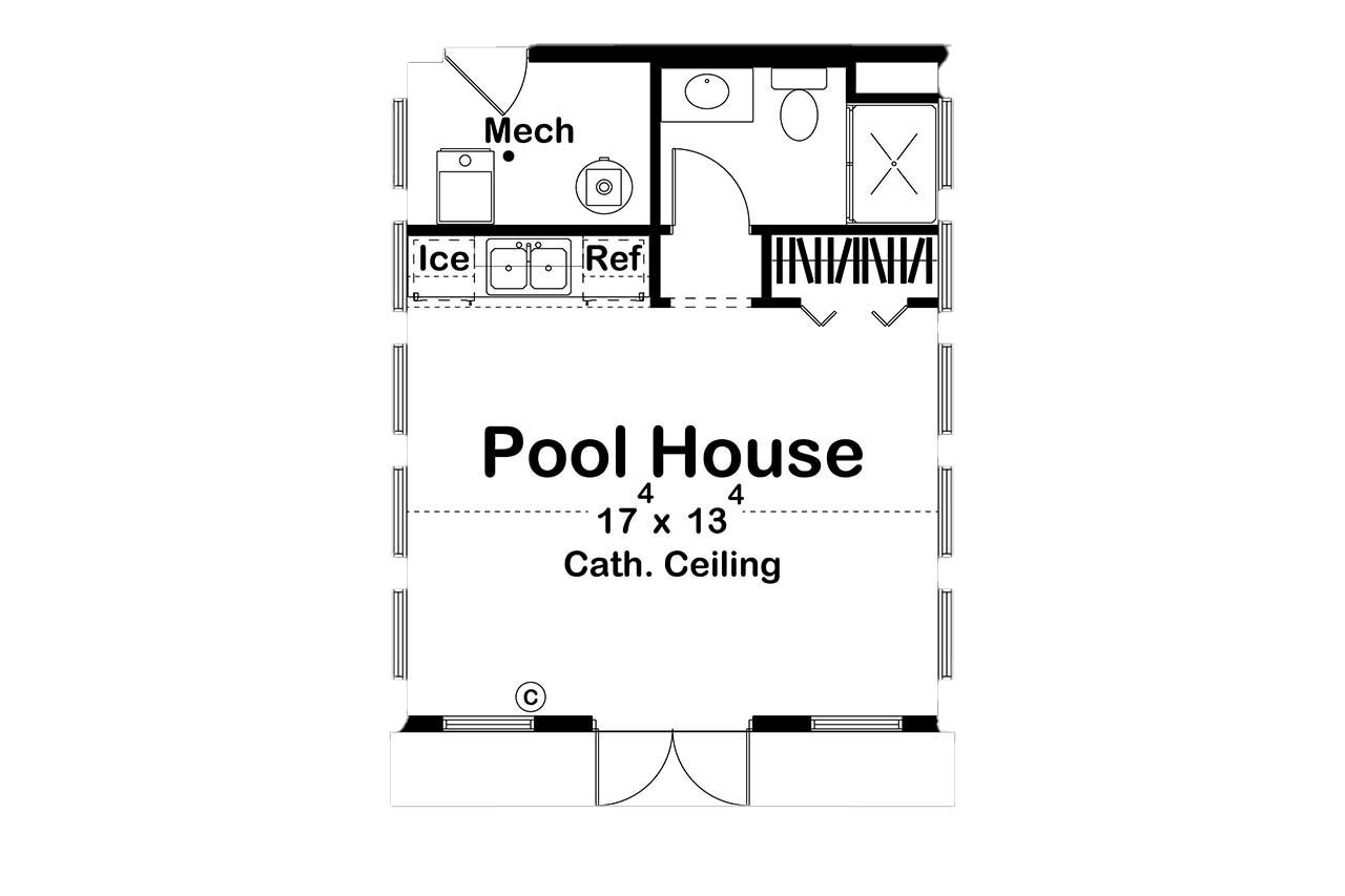 Cottage House Plan - Sunshine Cottage 92779 - 1st Floor Plan