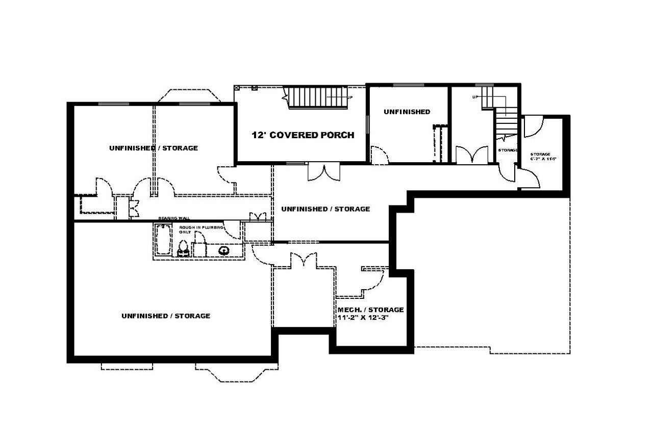 Craftsman House Plan - 62421 - 2nd Floor Plan