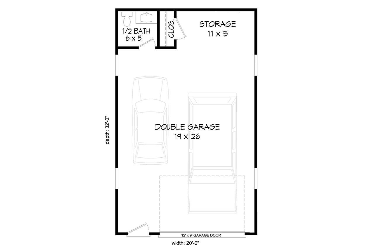 Traditional House Plan - Evergreen 29921 - 1st Floor Plan