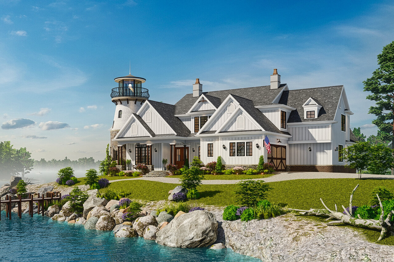 Beacon Bluff Lighthouse 2 #97147 | The House Plan Company