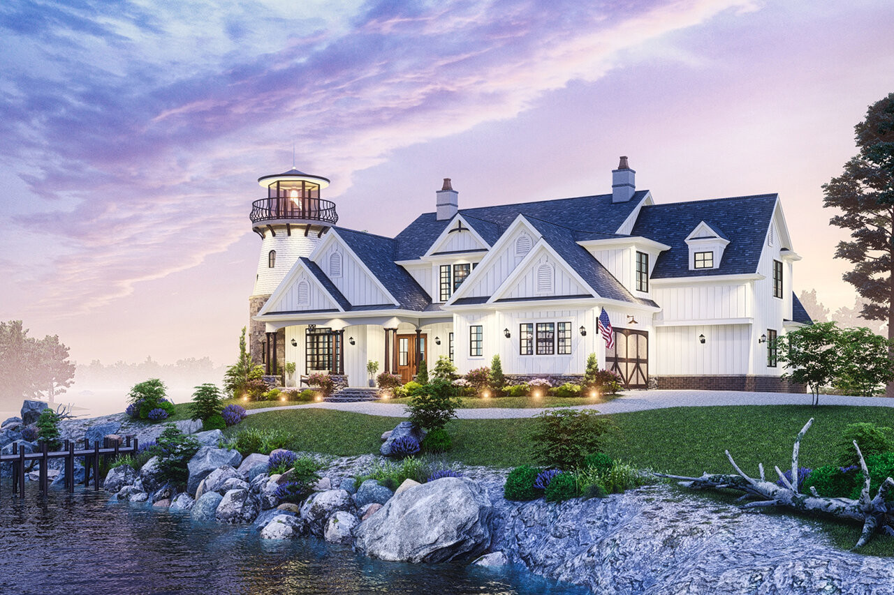 Beacon Bluff Lighthouse 2 #97147 | The House Plan Company
